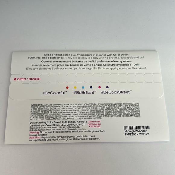 Color Street Midnight Wonder Nail Strips - Picture 4 of 4